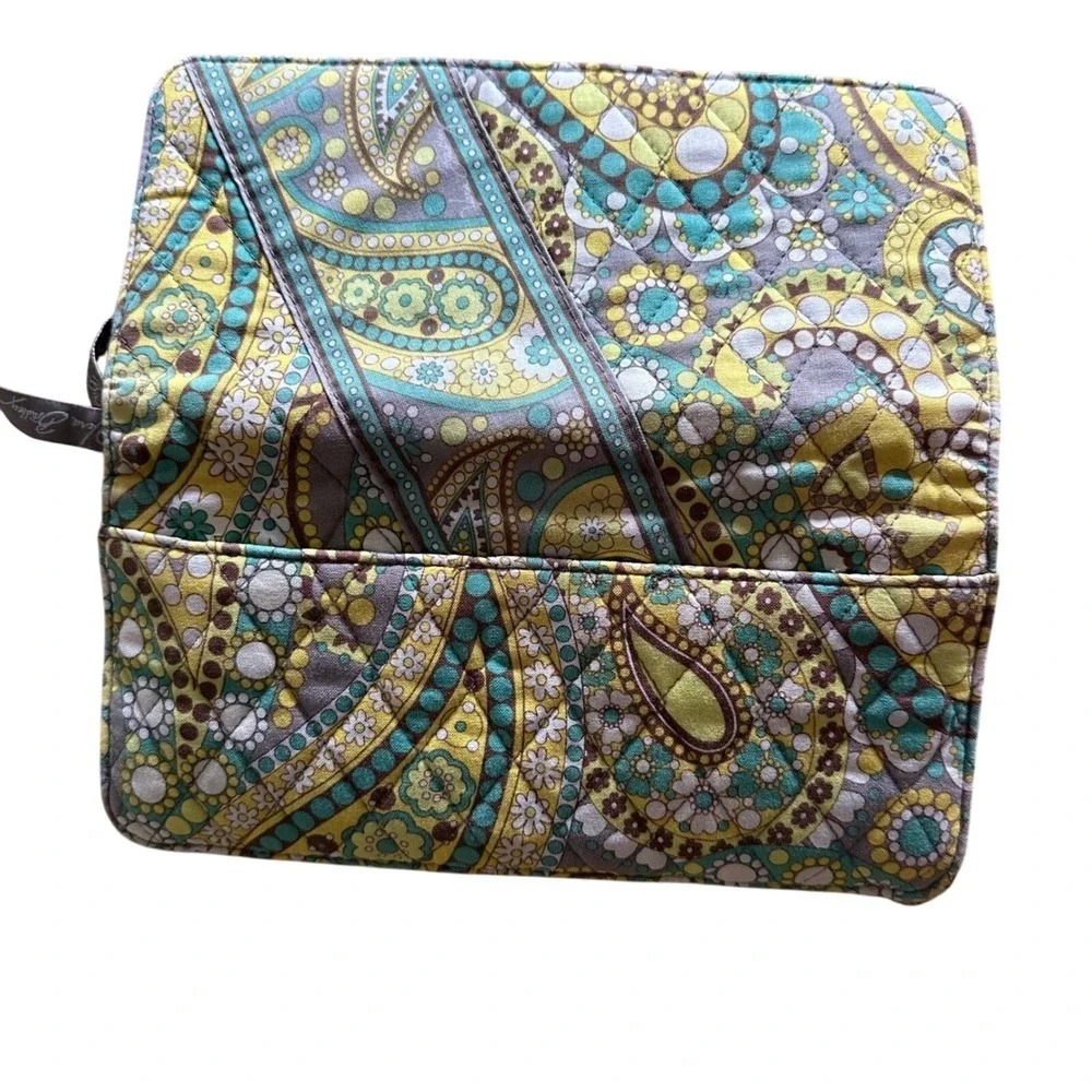 Vera Bradley‎ Paisley Garden passport Clutch Credit Card Organizer magnetic